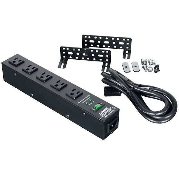 Lowell Power Strip 15A 5outlet ACS1505SWSD Zoro